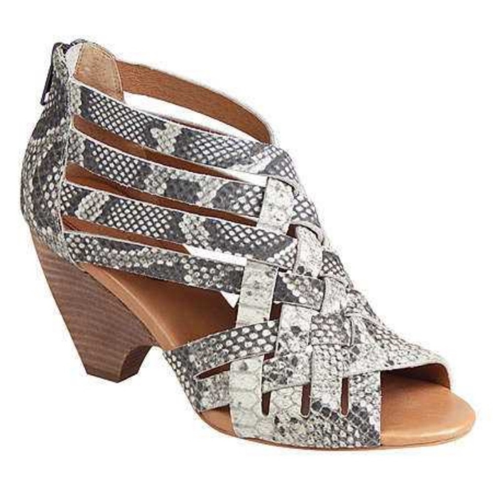 Corso Como 10th Anniversary Genni Snakeskin Sandal — Size 8